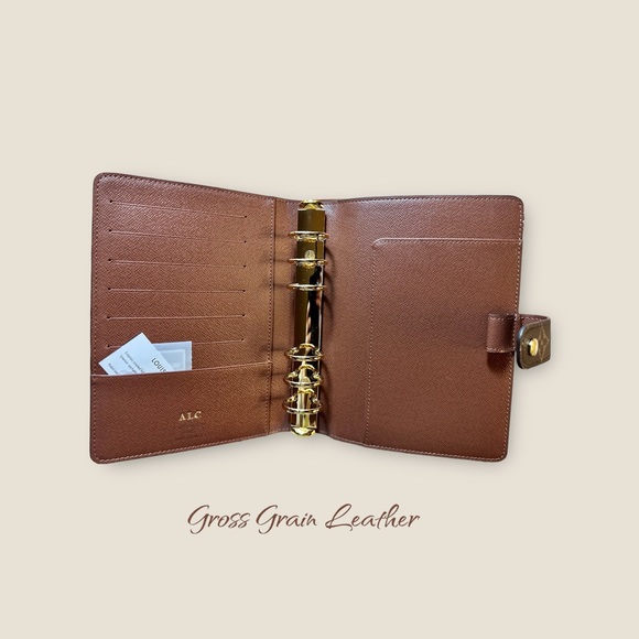 BNIB Louis Vuitton Medium Monogram 6-Ring Agenda Cover & Cloth & Paper bundle - Picture 4 of 12